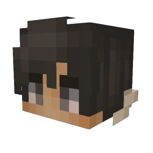 Stoyan0v Minecraft avatar head, 3D render