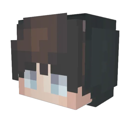StqrLife Minecraft avatar head, 3D render