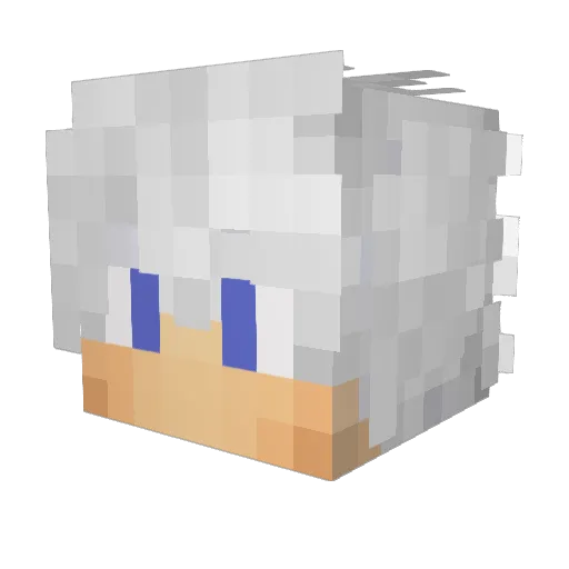 StqrafePanda Minecraft avatar head, 3D render