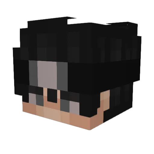 Stqrms Minecraft avatar head, 3D render