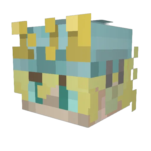 Str0keOOOO Minecraft avatar head, 3D render