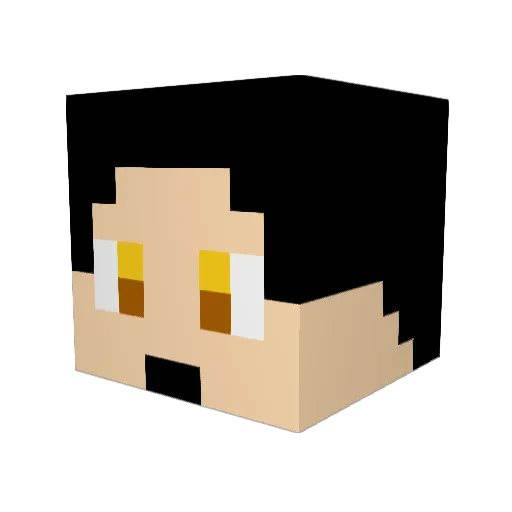 Str0nius Minecraft avatar head, 3D render
