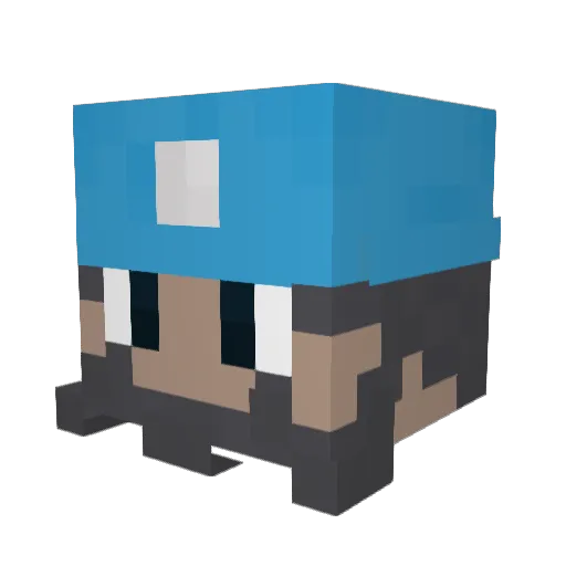 Str4ngy15 Minecraft avatar head, 3D render