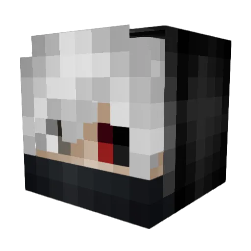 StrafeControl Minecraft avatar head, 3D render