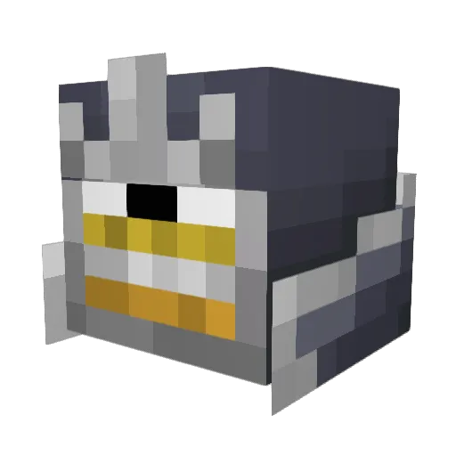 Strafeline600 Minecraft avatar head, 3D render