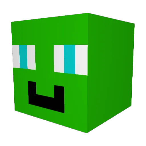 Strafer_Z Minecraft avatar head, 3D render