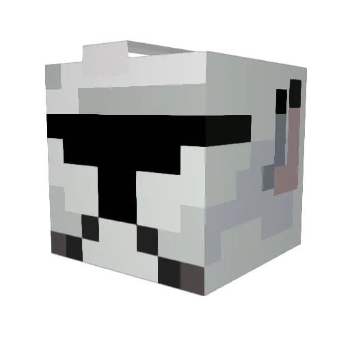 StraightArrow0 Minecraft avatar head, 3D render