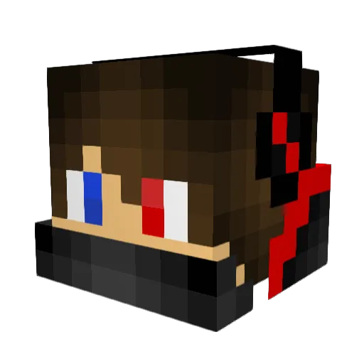 Straight_Alien87 Minecraft avatar head, 3D render
