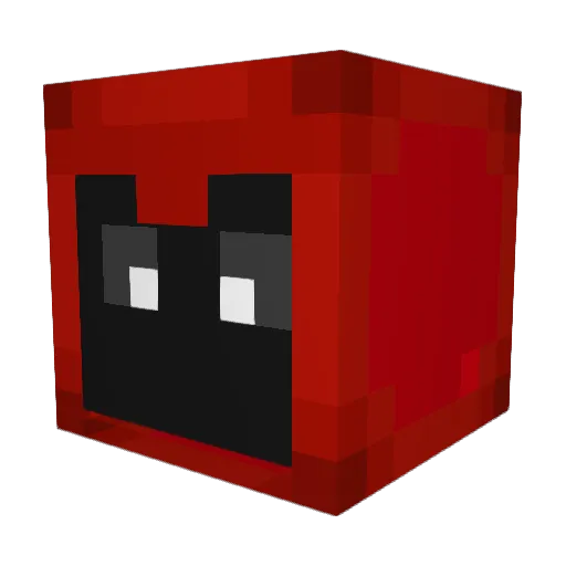 Straik Minecraft avatar head, 3D render