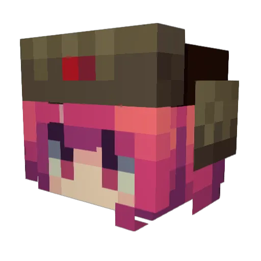 Strais_bd Minecraft avatar head, 3D render