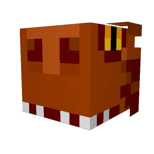 StrangeCal Minecraft avatar head, 3D render