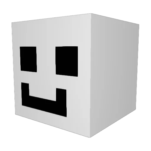 StrangeDanger Minecraft avatar head, 3D render