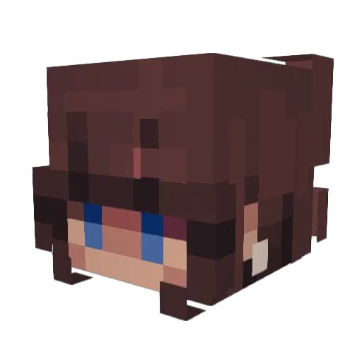 StrangeGirl1920 Minecraft avatar head, 3D render