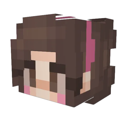StrangeMars Minecraft avatar head, 3D render