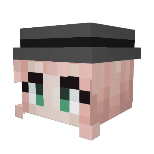 StrangeOne4163 Minecraft avatar head, 3D render