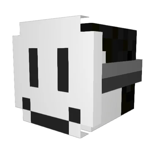 Strange_Writer Minecraft avatar head, 3D render