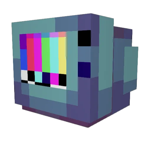 Strange_song Minecraft avatar head, 3D render
