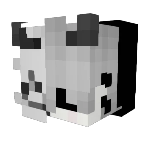 Strangerforce8 Minecraft avatar head, 3D render