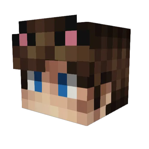 Strangerock94 Minecraft avatar head, 3D render