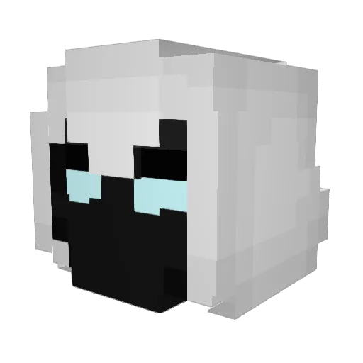 Strangerstorm77 Minecraft avatar head, 3D render
