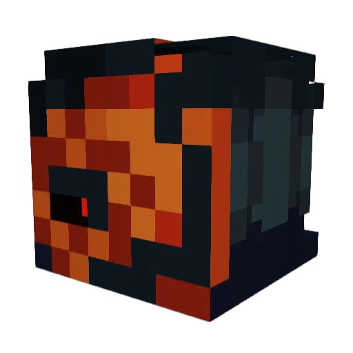 Strapiana Minecraft avatar head, 3D render