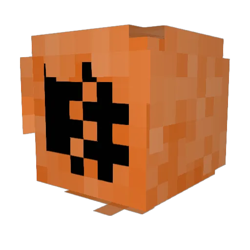 Stratai Minecraft avatar head, 3D render