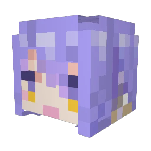 StrategyMasta Minecraft avatar head, 3D render