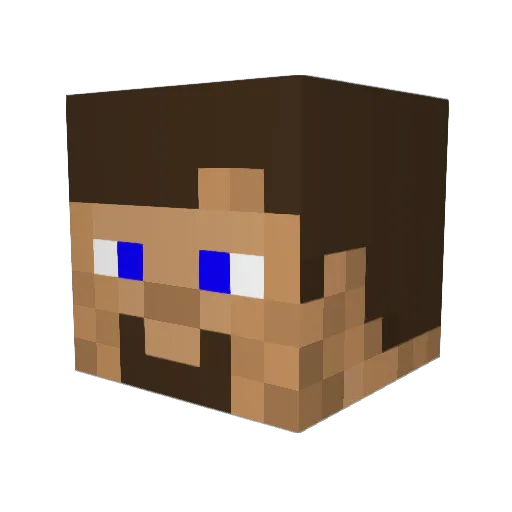 StratoMan Minecraft avatar head, 3D render
