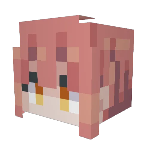 Stratocaster_D Minecraft avatar head, 3D render