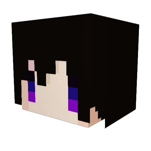 Stratokrom Minecraft avatar head, 3D render