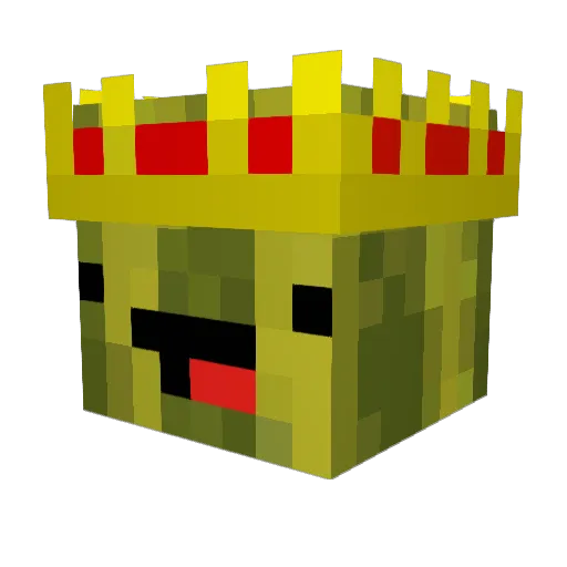 StraussTr Minecraft avatar head, 3D render