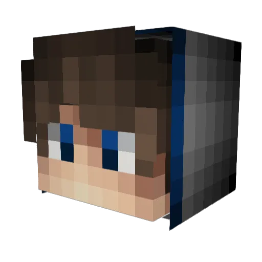 StravanicPvP Minecraft avatar head, 3D render
