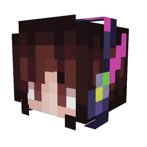 StrawHatsAreCool Minecraft avatar head, 3D render