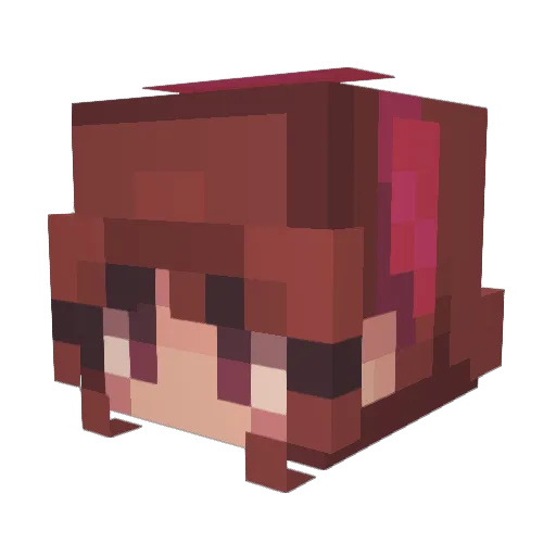 StrawMicrobe641 Minecraft avatar head, 3D render