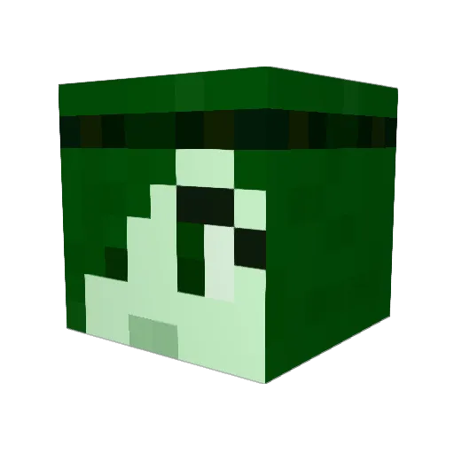 Strawberr1 Minecraft avatar head, 3D render