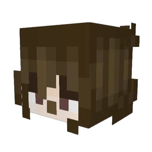 Strawberry_Ela Minecraft avatar head, 3D render