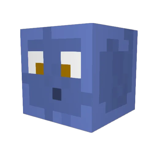 Strawdude Minecraft avatar head, 3D render