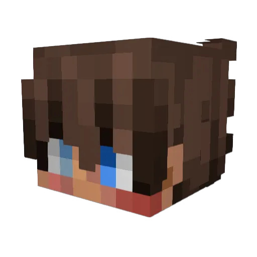 Minecraft-Avatar von Strawify: Kopf als 3D-Render