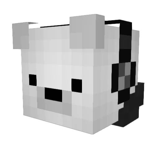 StrayHK Minecraft avatar head, 3D render