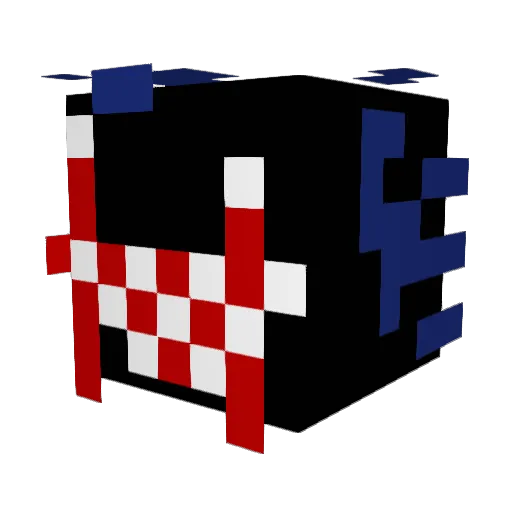 StrayShredder Minecraft avatar head, 3D render