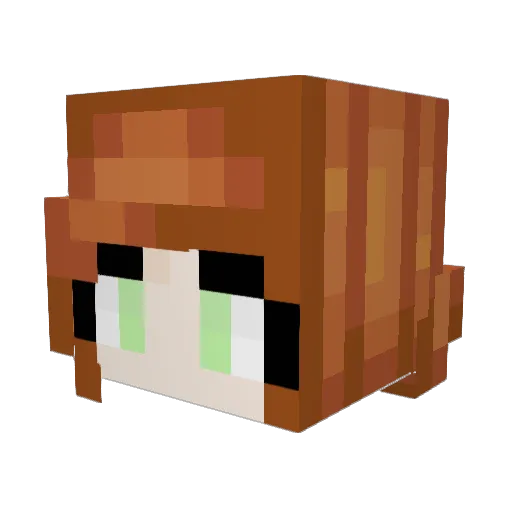 StraySyds Minecraft avatar head, 3D render