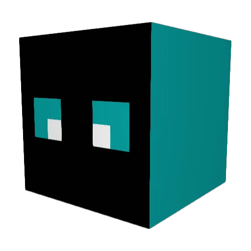Straygrey Minecraft avatar head, 3D render