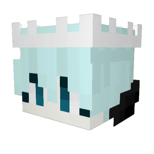 StreamTrue Minecraft avatar head, 3D render