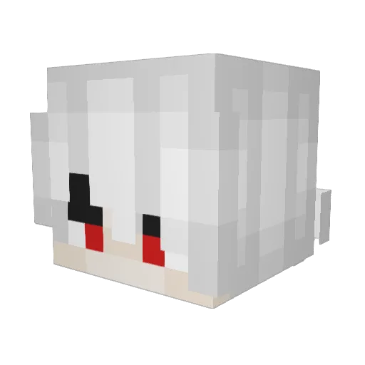 Streamer1 Minecraft avatar head, 3D render