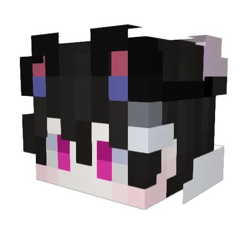 Streave3 Minecraft avatar head, 3D render
