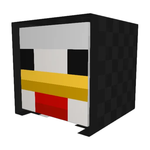 Streeg11 Minecraft avatar head, 3D render