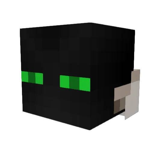 StreetBoom Minecraft avatar head, 3D render