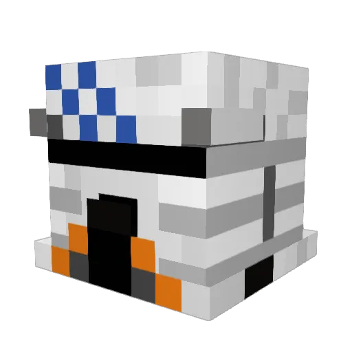 StreetFreak01 Minecraft avatar head, 3D render