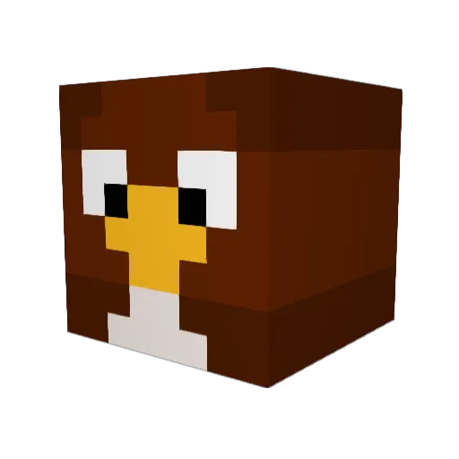 StreetHawk260 Minecraft avatar head, 3D render