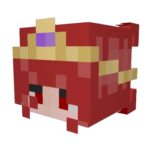 StreetcatSelene Minecraft avatar head, 3D render